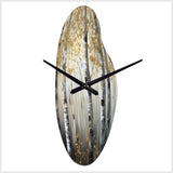 Birch Tree Forest Wonderland V - Asymmetric Metal Wall Clock