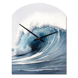 Ocean Wave Movement III - Asymmetric Metal Wall Clock