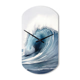 Ocean Wave Movement III - Asymmetric Metal Wall Clock