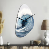 Ocean Wave Movement III - Asymmetric Metal Wall Clock
