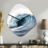 Ocean Wave Movement III - Asymmetric Metal Wall Clock