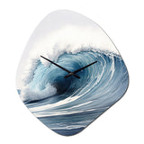 Ocean Wave Movement III - Asymmetric Metal Wall Clock