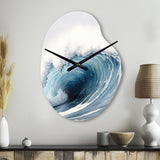 Ocean Wave Movement III - Asymmetric Metal Wall Clock