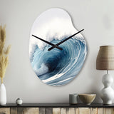 Ocean Wave Movement III - Asymmetric Metal Wall Clock