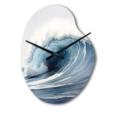 Ocean Wave Movement III - Asymmetric Metal Wall Clock