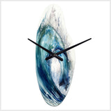 Ocean Wave Movement VI - Asymmetric Metal Wall Clock