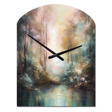 Whimsical Stream - Asymmetric Metal Wall Clock