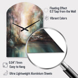 Whimsical Stream - Asymmetric Metal Wall Clock