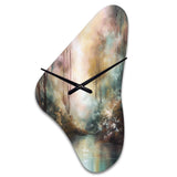 Whimsical Stream - Asymmetric Metal Wall Clock