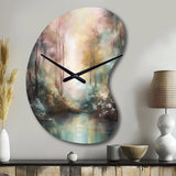 Whimsical Stream - Asymmetric Metal Wall Clock