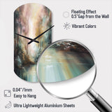 Whimsical Stream - Asymmetric Metal Wall Clock