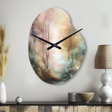 Whimsical Stream - Asymmetric Metal Wall Clock