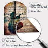 Playing To The Melody - Asymmetric Metal Wall Clock