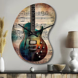 Playing To The Melody - Asymmetric Metal Wall Clock
