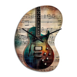 Playing To The Melody - Asymmetric Metal Wall Clock