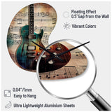 Playing To The Melody - Asymmetric Metal Wall Clock