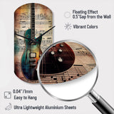 Playing To The Melody - Asymmetric Metal Wall Clock