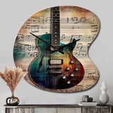 Playing To The Melody - Asymmetric Metal Wall Clock