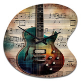 Playing To The Melody - Asymmetric Metal Wall Clock