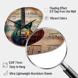 Playing To The Melody - Asymmetric Metal Wall Clock