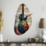 Playing To The Melody - Asymmetric Metal Wall Clock
