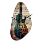 Playing To The Melody - Asymmetric Metal Wall Clock