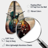 Playing To The Melody - Asymmetric Metal Wall Clock