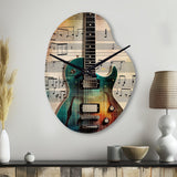 Playing To The Melody - Asymmetric Metal Wall Clock