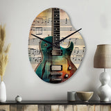 Playing To The Melody - Asymmetric Metal Wall Clock