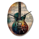 Playing To The Melody - Asymmetric Metal Wall Clock