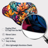 Multicolor Vibrant Foliage - Asymmetric Metal Wall Clock
