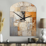 Abstraction I - Asymmetric Metal Wall Clock