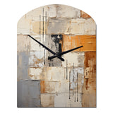 Abstraction I - Asymmetric Metal Wall Clock
