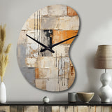 Abstraction I - Asymmetric Metal Wall Clock