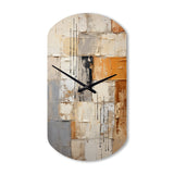 Abstraction I - Asymmetric Metal Wall Clock