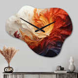Energetic Spiralscape II - Asymmetric Metal Wall Clock