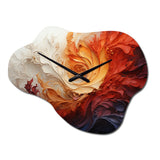 Energetic Spiralscape II - Asymmetric Metal Wall Clock