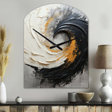 Infinite Motion IV - Asymmetric Metal Wall Clock