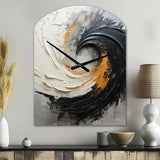 Infinite Motion IV - Asymmetric Metal Wall Clock