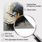 Infinite Motion IV - Asymmetric Metal Wall Clock