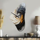 Infinite Motion IV - Asymmetric Metal Wall Clock