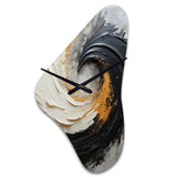 Infinite Motion IV - Asymmetric Metal Wall Clock