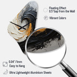 Infinite Motion IV - Asymmetric Metal Wall Clock