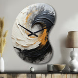 Infinite Motion IV - Asymmetric Metal Wall Clock