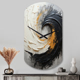Infinite Motion IV - Asymmetric Metal Wall Clock