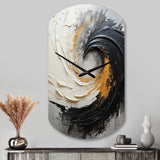Infinite Motion IV - Asymmetric Metal Wall Clock
