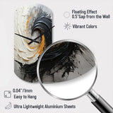Infinite Motion IV - Asymmetric Metal Wall Clock