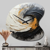 Infinite Motion IV - Asymmetric Metal Wall Clock