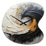 Infinite Motion IV - Asymmetric Metal Wall Clock