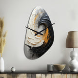 Infinite Motion IV - Asymmetric Metal Wall Clock